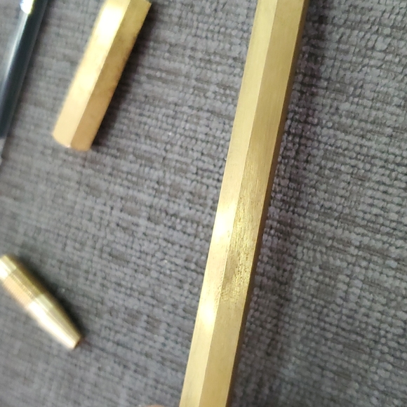 💥50% sale💥Iron & Glory six sided brass pen gift box set #1064 - Picture 4 of 5